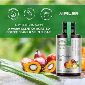 Raw Batana Oil for Hair Growth 100% Pure 3.38 oz - NEW Sealed-EXP‎ 07/27 AIPILER